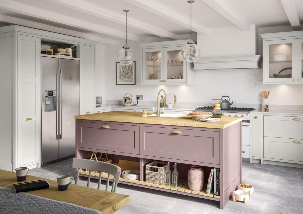 Kit Gaddesby Elsdon Vintagepink Lightgrey 1 | House to Home, Suffolk