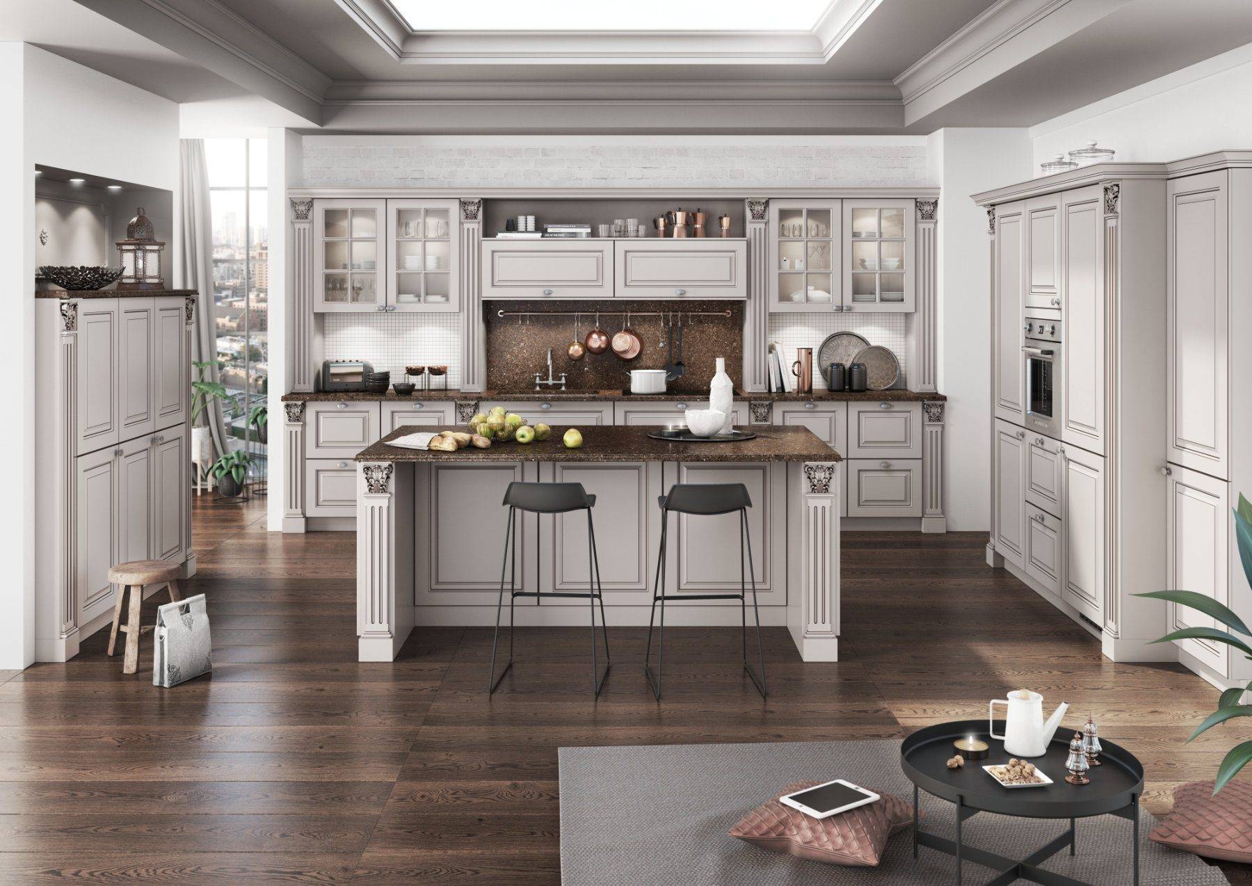 Bauformat Grey Shaker Kitchen With Island 2 | House to Home, Suffolk